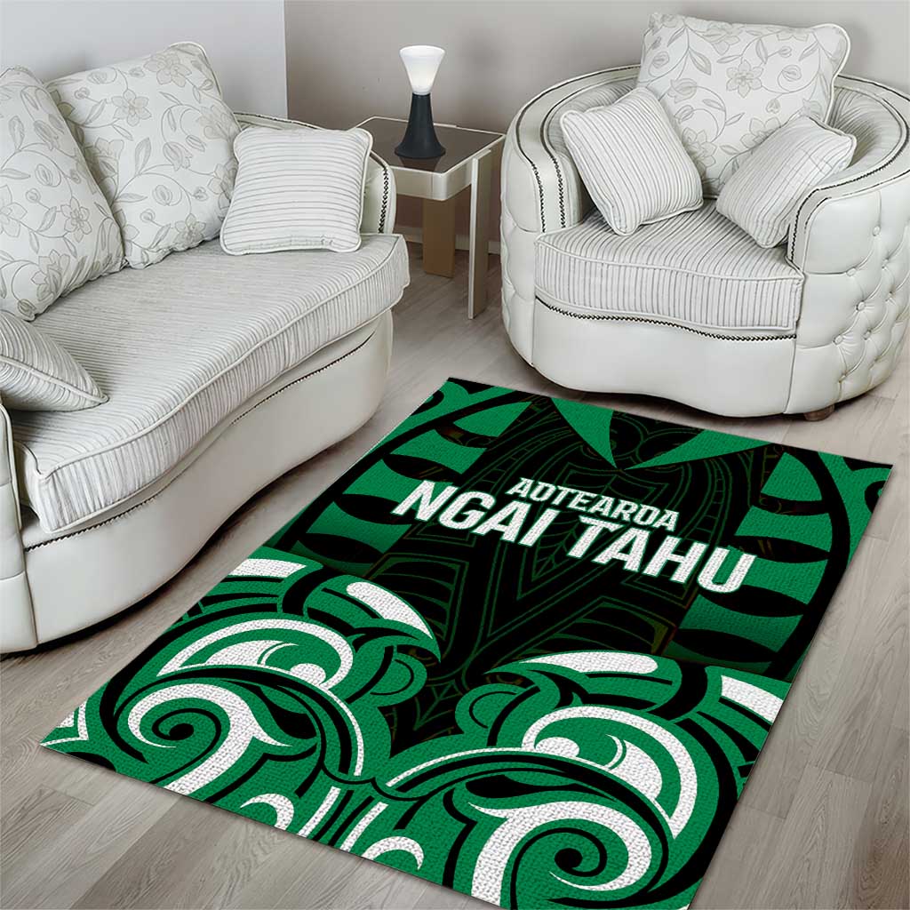Aotearoa Ngai Tahu Area Rug Maori Pattern New Zealand - Polynesian Pride