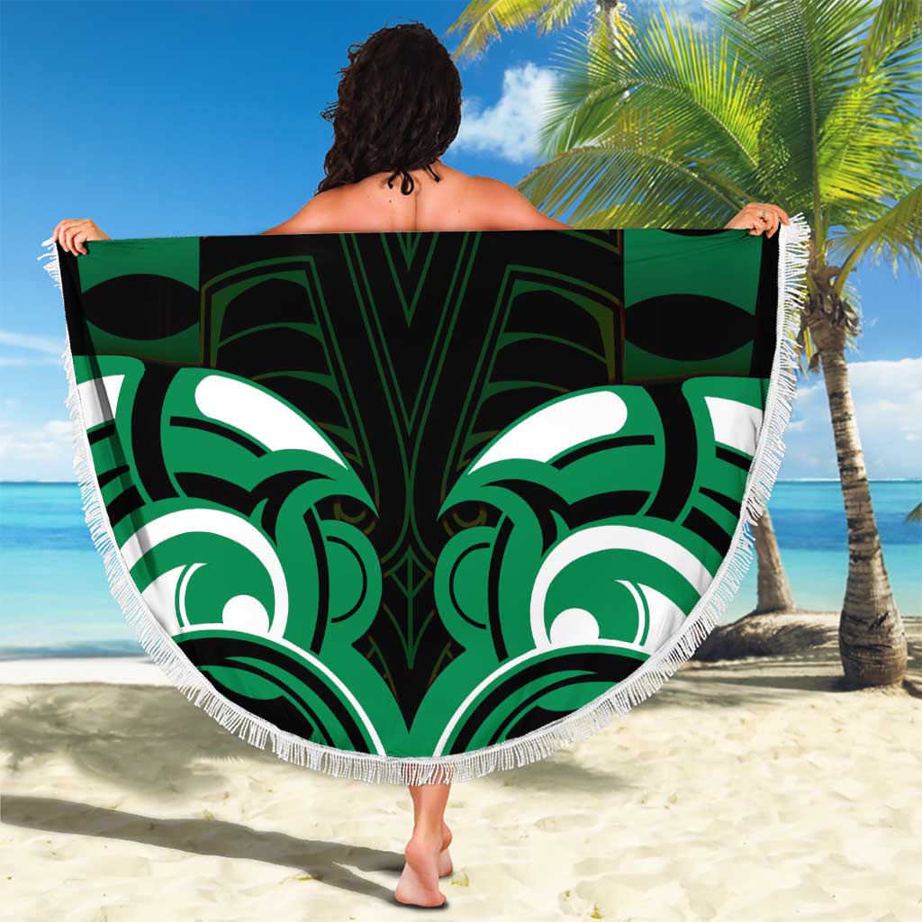 Aotearoa Ngai Tahu Beach Blanket Maori Pattern New Zealand - Polynesian Pride