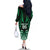 Custom Aotearoa Ngai Tahu Family Matching Off The Shoulder Long Sleeve Dress and Hawaiian Shirt Maori Pattern New Zealand - Polynesian Pride