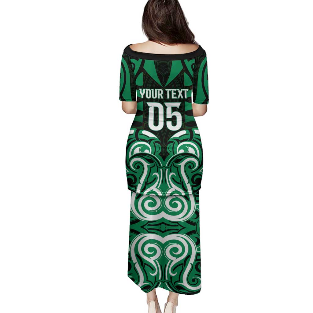 Custom Aotearoa Ngai Tahu Family Matching Puletasi and Hawaiian Shirt Maori Pattern New Zealand - Polynesian Pride