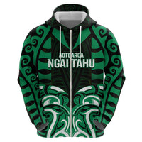 Custom Aotearoa Ngai Tahu Hoodie Maori Pattern New Zealand - Polynesian Pride