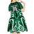 Custom Aotearoa Ngai Tahu Kid Short Sleeve Dress Maori Pattern New Zealand - Polynesian Pride