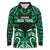 Custom Aotearoa Ngai Tahu Long Sleeve Polo Shirt Maori Pattern New Zealand - Polynesian Pride