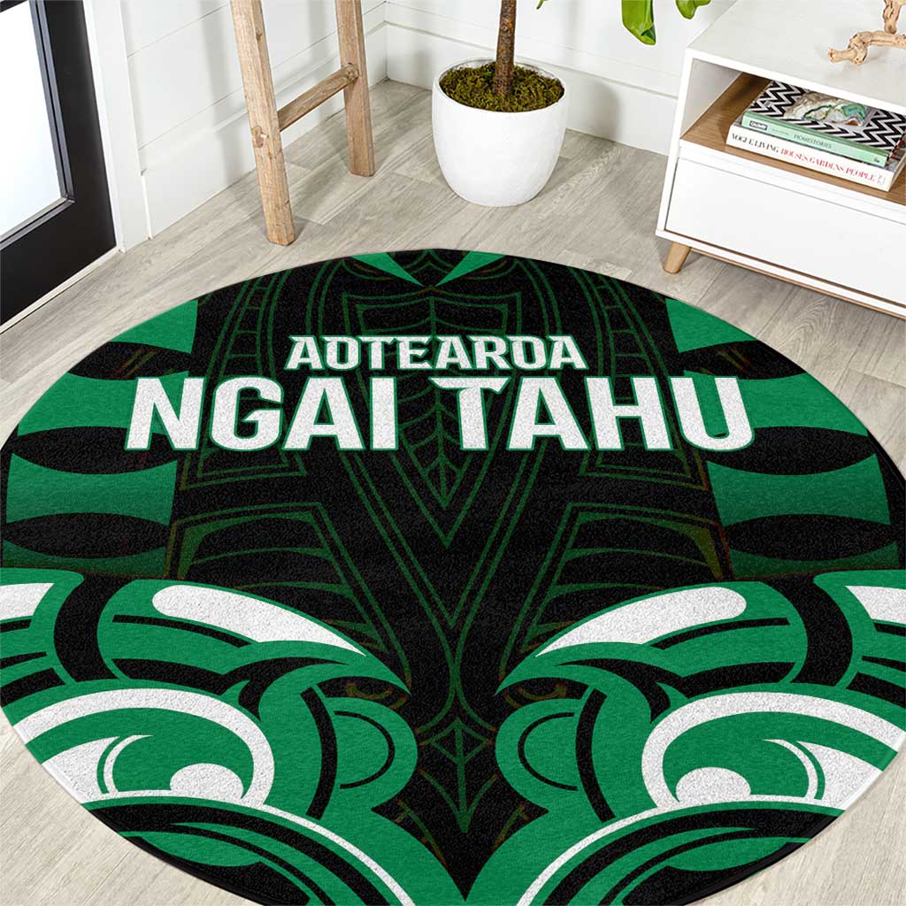 Aotearoa Ngai Tahu Round Carpet Maori Pattern New Zealand - Polynesian Pride