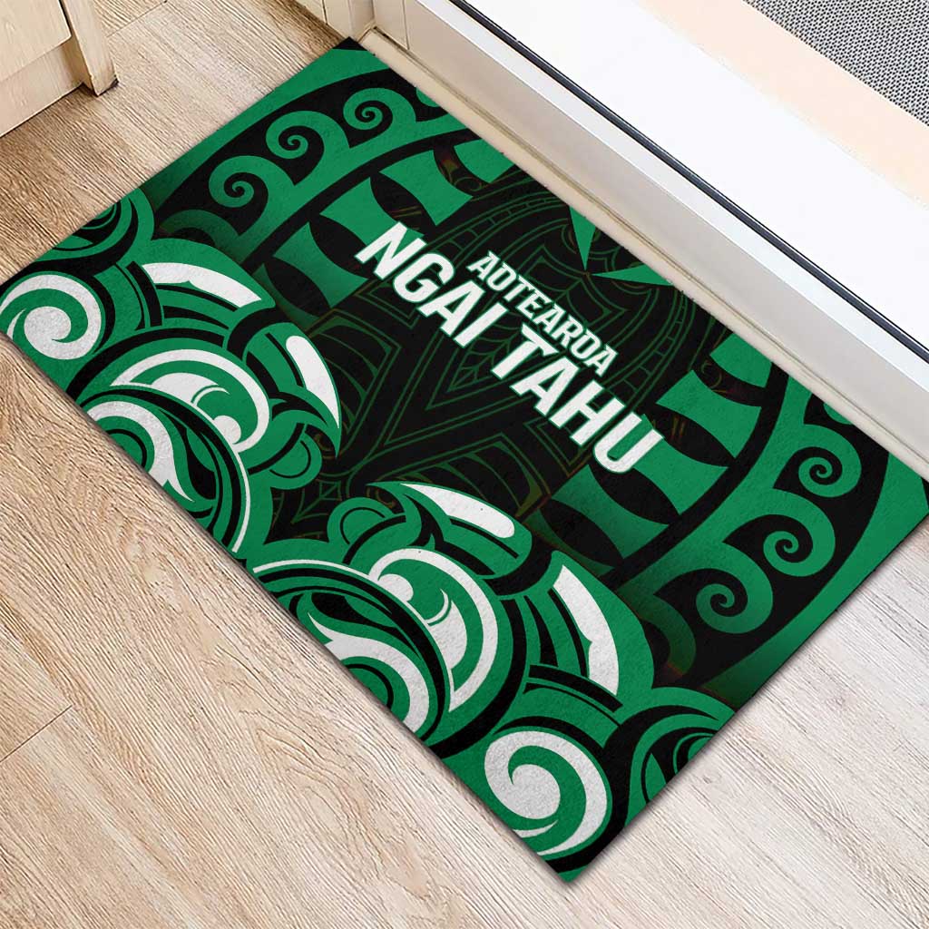 Aotearoa Ngai Tahu Rubber Doormat Maori Pattern New Zealand - Polynesian Pride