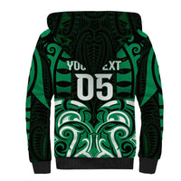 Custom Aotearoa Ngai Tahu Sherpa Hoodie Maori Pattern New Zealand - Polynesian Pride