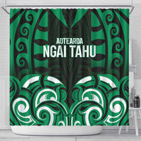 Aotearoa Ngai Tahu Shower Curtain Maori Pattern New Zealand - Polynesian Pride