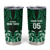 Custom Aotearoa Ngai Tahu Tumbler Cup Maori Pattern New Zealand - Polynesian Pride