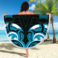 Aotearoa Ngati Porou Beach Blanket Maori Pattern New Zealand - Polynesian Pride