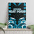 Aotearoa Ngati Porou Canvas Wall Art Maori Pattern New Zealand - Polynesian Pride