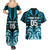 Custom Aotearoa Ngati Porou Couples Matching Summer Maxi Dress and Hawaiian Shirt Maori Pattern New Zealand - Polynesian Pride