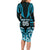 Custom Aotearoa Ngati Porou Family Matching Long Sleeve Bodycon Dress and Hawaiian Shirt Maori Pattern New Zealand - Polynesian Pride