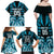 Custom Aotearoa Ngati Porou Family Matching Off Shoulder Maxi Dress and Hawaiian Shirt Maori Pattern New Zealand - Polynesian Pride