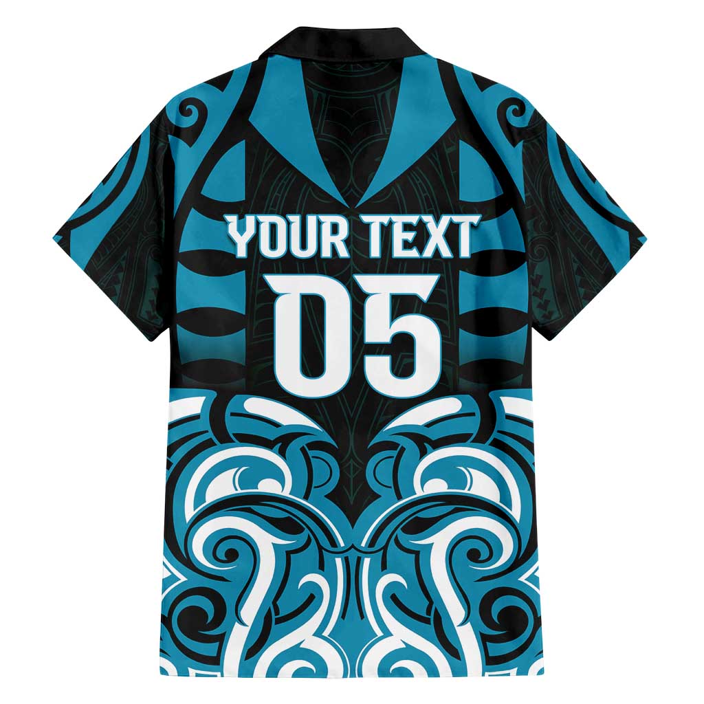 Custom Aotearoa Ngati Porou Family Matching Off Shoulder Maxi Dress and Hawaiian Shirt Maori Pattern New Zealand - Polynesian Pride