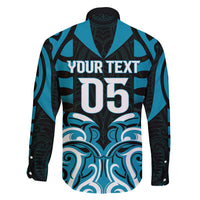 Custom Aotearoa Ngati Porou Family Matching Off Shoulder Maxi Dress and Hawaiian Shirt Maori Pattern New Zealand - Polynesian Pride