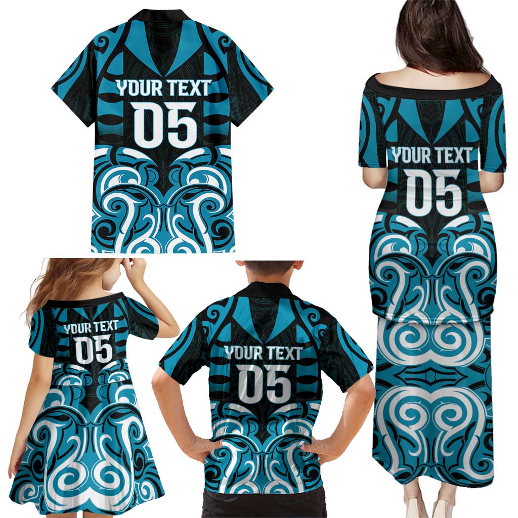 Custom Aotearoa Ngati Porou Family Matching Puletasi and Hawaiian Shirt Maori Pattern New Zealand DT05 - Polynesian Pride