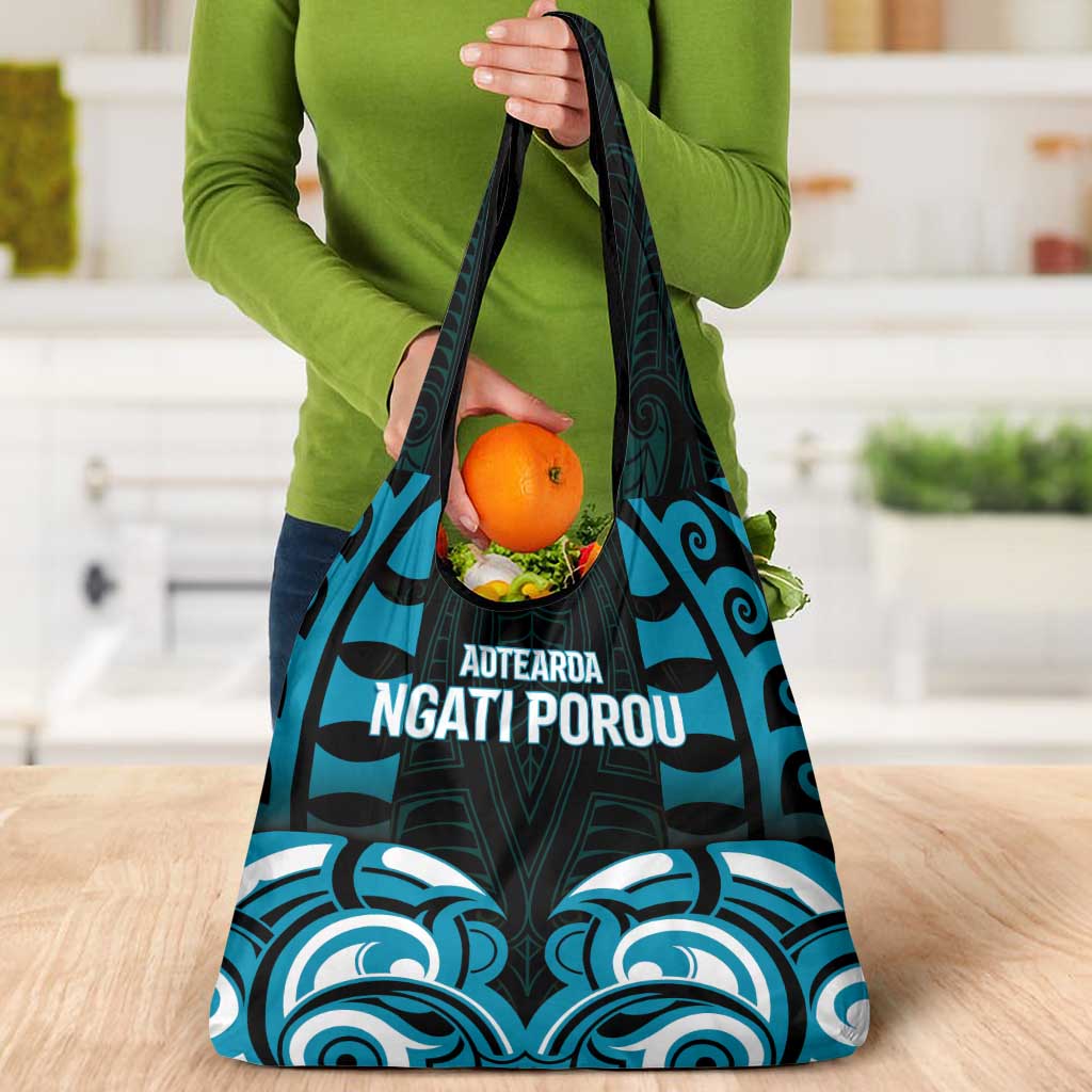 Aotearoa Ngati Porou Grocery Bag Maori Pattern New Zealand - Polynesian Pride