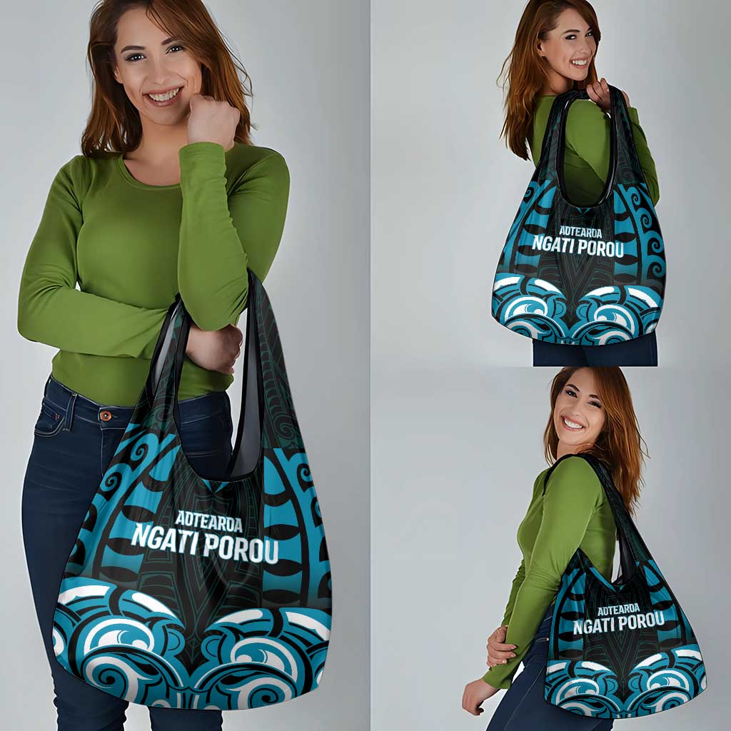 Aotearoa Ngati Porou Grocery Bag Maori Pattern New Zealand - Polynesian Pride
