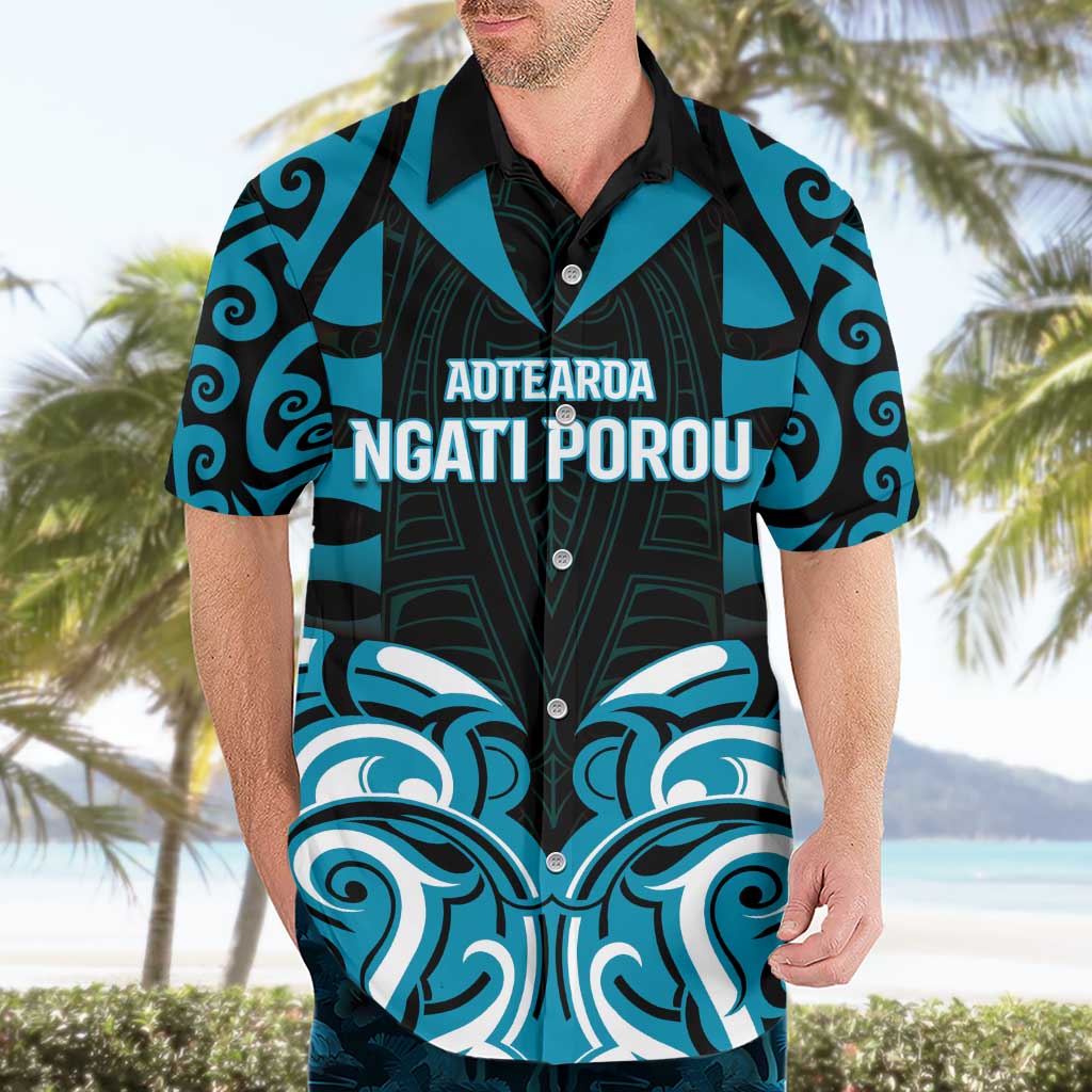 Custom Aotearoa Ngati Porou Hawaiian Shirt Maori Pattern New Zealand - Polynesian Pride