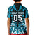 Custom Aotearoa Ngati Porou Kid Polo Shirt Maori Pattern New Zealand - Polynesian Pride