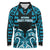 Custom Aotearoa Ngati Porou Long Sleeve Polo Shirt Maori Pattern New Zealand - Polynesian Pride
