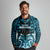 Custom Aotearoa Ngati Porou Long Sleeve Polo Shirt Maori Pattern New Zealand - Polynesian Pride