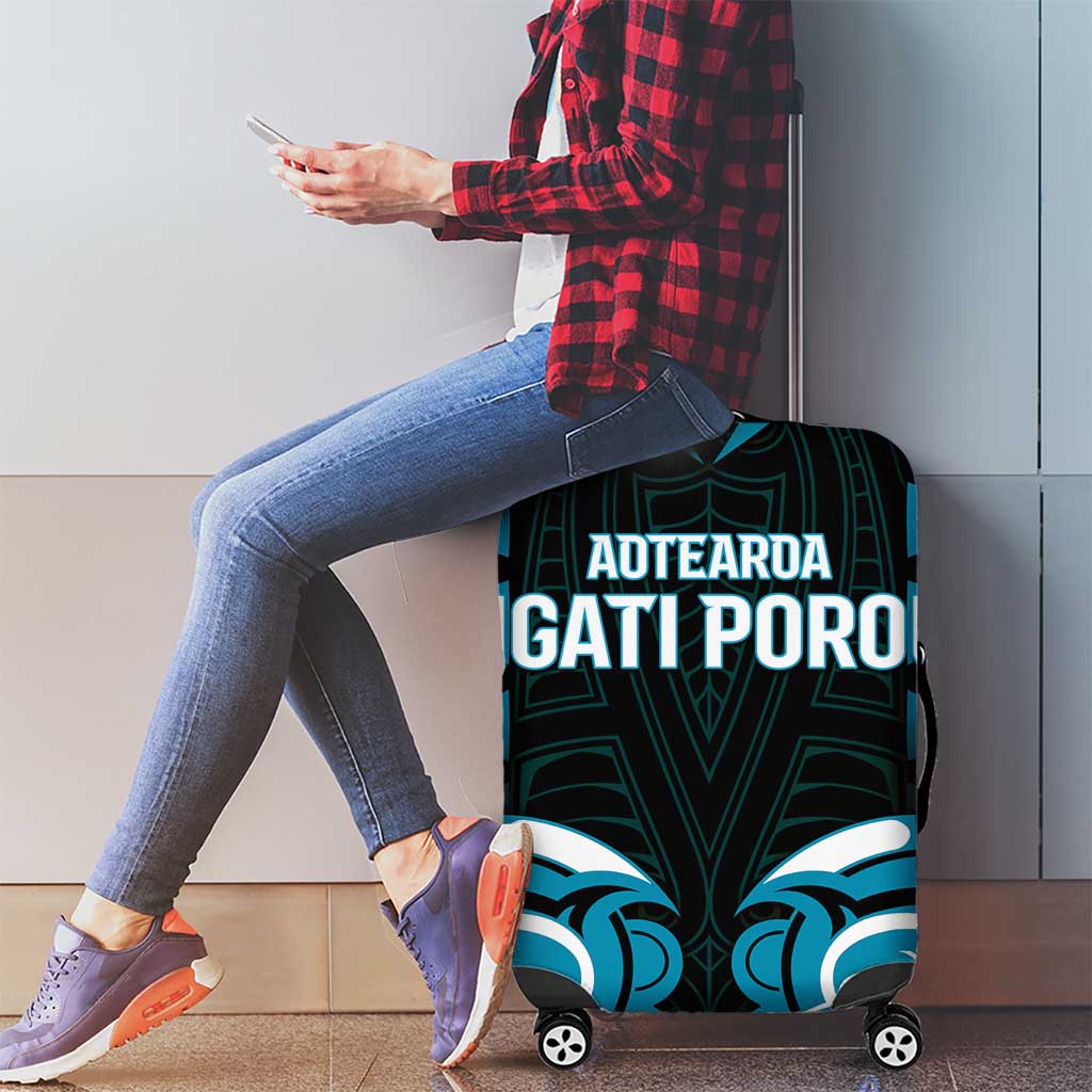 Aotearoa Ngati Porou Luggage Cover Maori Pattern New Zealand - Polynesian Pride