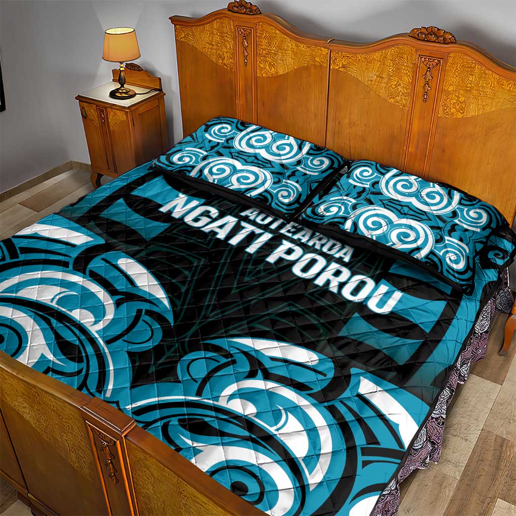 Aotearoa Ngati Porou Quilt Bed Set Maori Pattern New Zealand - Polynesian Pride