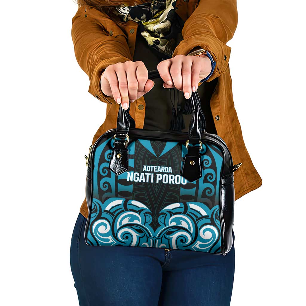 Aotearoa Ngati Porou Shoulder Handbag Maori Pattern New Zealand - Polynesian Pride