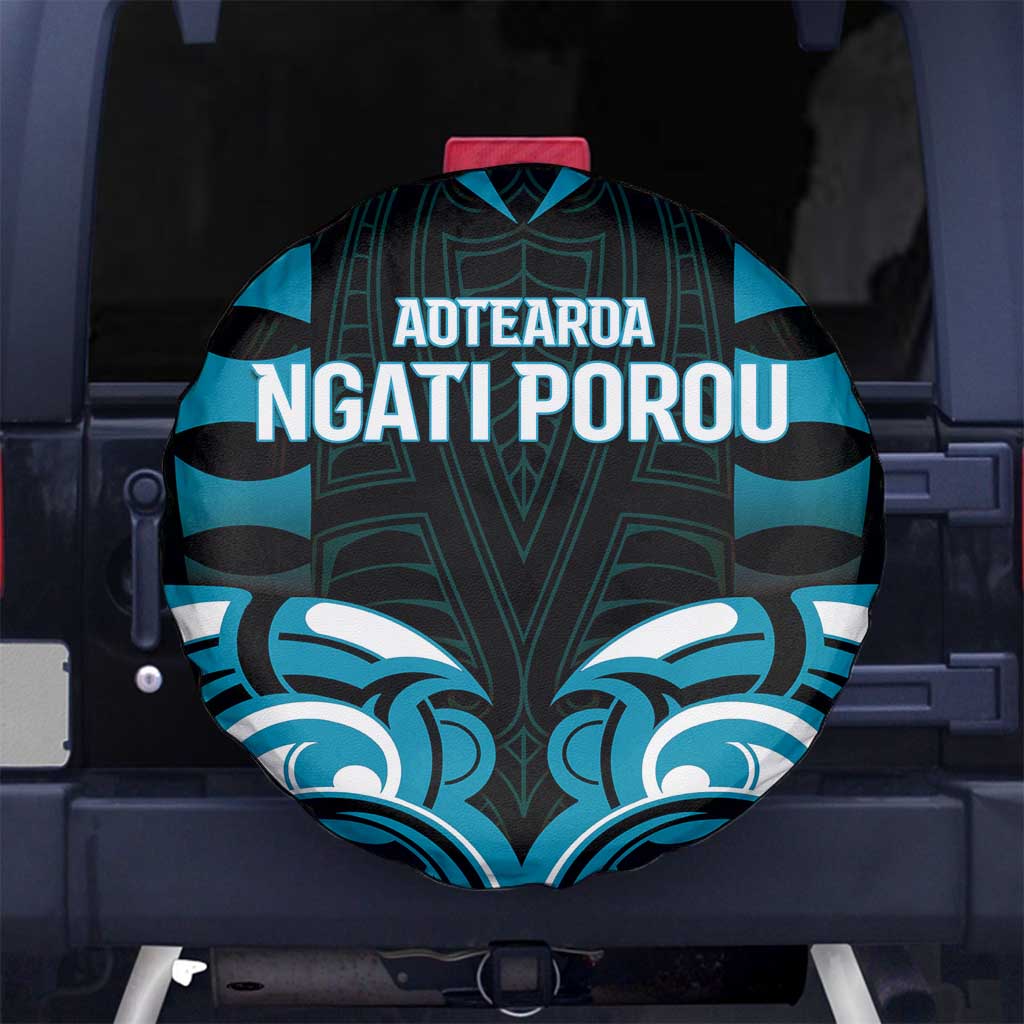 Aotearoa Ngati Porou Spare Tire Cover Maori Pattern New Zealand - Polynesian Pride