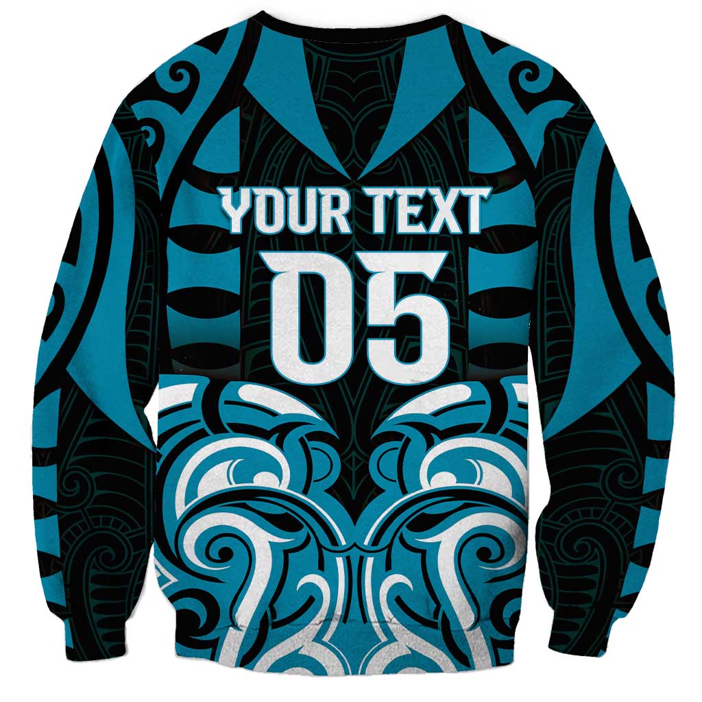 Custom Aotearoa Ngati Porou Sweatshirt Maori Pattern New Zealand - Polynesian Pride