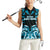 Custom Aotearoa Ngati Porou Women Sleeveless Polo Shirt Maori Pattern New Zealand - Polynesian Pride