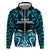 Custom Aotearoa Ngati Porou Zip Hoodie Maori Pattern New Zealand - Polynesian Pride