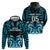Custom Aotearoa Ngati Porou Zip Hoodie Maori Pattern New Zealand - Polynesian Pride