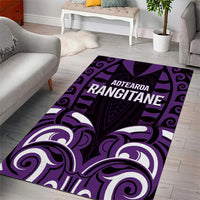 Aotearoa Rangitane Area Rug Maori Pattern New Zealand - Polynesian Pride