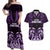 Custom Aotearoa Rangitane Couples Matching Off Shoulder Maxi Dress and Hawaiian Shirt Maori Pattern New Zealand - Polynesian Pride