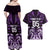 Custom Aotearoa Rangitane Couples Matching Off Shoulder Maxi Dress and Hawaiian Shirt Maori Pattern New Zealand - Polynesian Pride