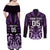 Custom Aotearoa Rangitane Couples Matching Off Shoulder Maxi Dress and Long Sleeve Button Shirt Maori Pattern New Zealand - Polynesian Pride