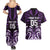 Custom Aotearoa Rangitane Couples Matching Summer Maxi Dress and Hawaiian Shirt Maori Pattern New Zealand - Polynesian Pride