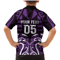 Custom Aotearoa Rangitane Family Matching Mermaid Dress and Hawaiian Shirt Maori Pattern New Zealand DT05 - Polynesian Pride