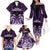 Custom Aotearoa Rangitane Family Matching Off The Shoulder Long Sleeve Dress and Hawaiian Shirt Maori Pattern New Zealand - Polynesian Pride