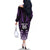 Custom Aotearoa Rangitane Family Matching Off The Shoulder Long Sleeve Dress and Hawaiian Shirt Maori Pattern New Zealand - Polynesian Pride