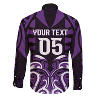 Custom Aotearoa Rangitane Family Matching Off Shoulder Maxi Dress and Hawaiian Shirt Maori Pattern New Zealand - Polynesian Pride