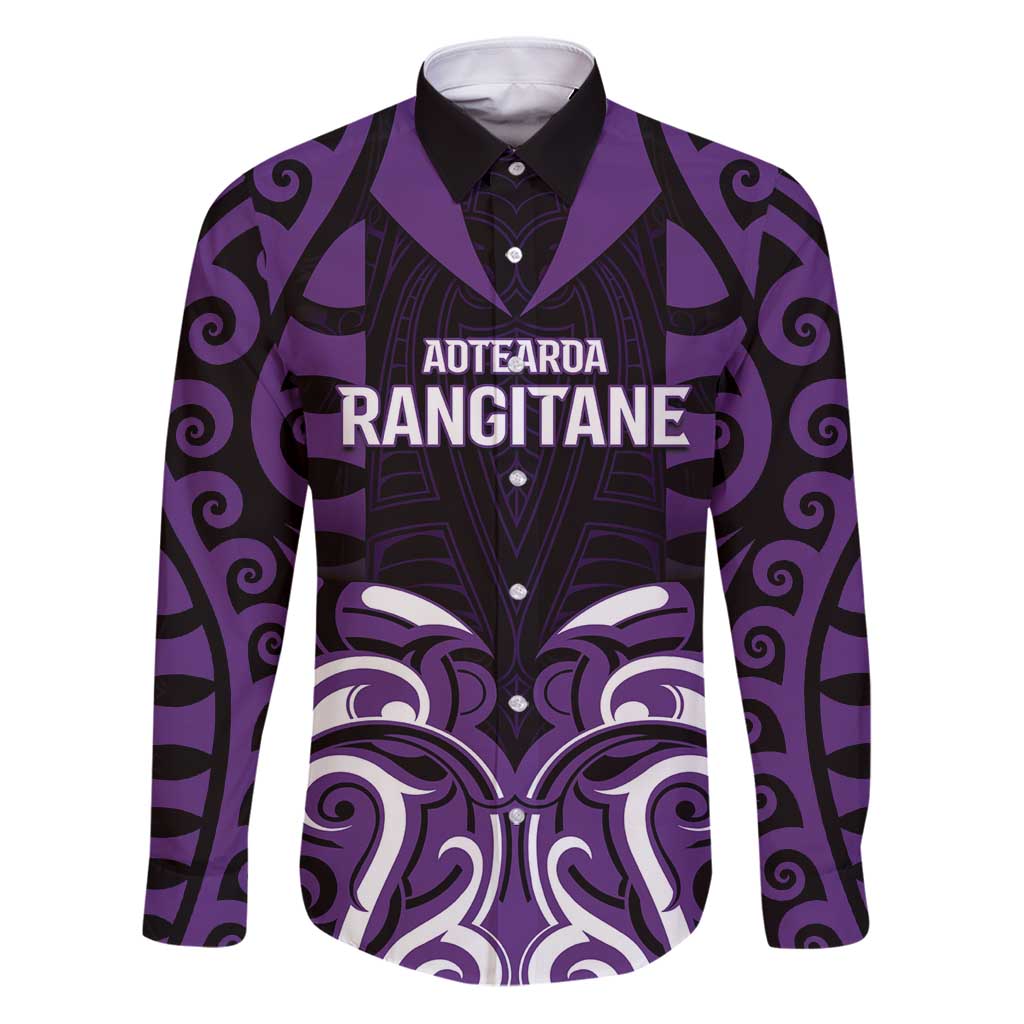 Custom Aotearoa Rangitane Family Matching Puletasi and Hawaiian Shirt Maori Pattern New Zealand - Polynesian Pride