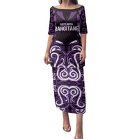Custom Aotearoa Rangitane Family Matching Puletasi and Hawaiian Shirt Maori Pattern New Zealand - Polynesian Pride
