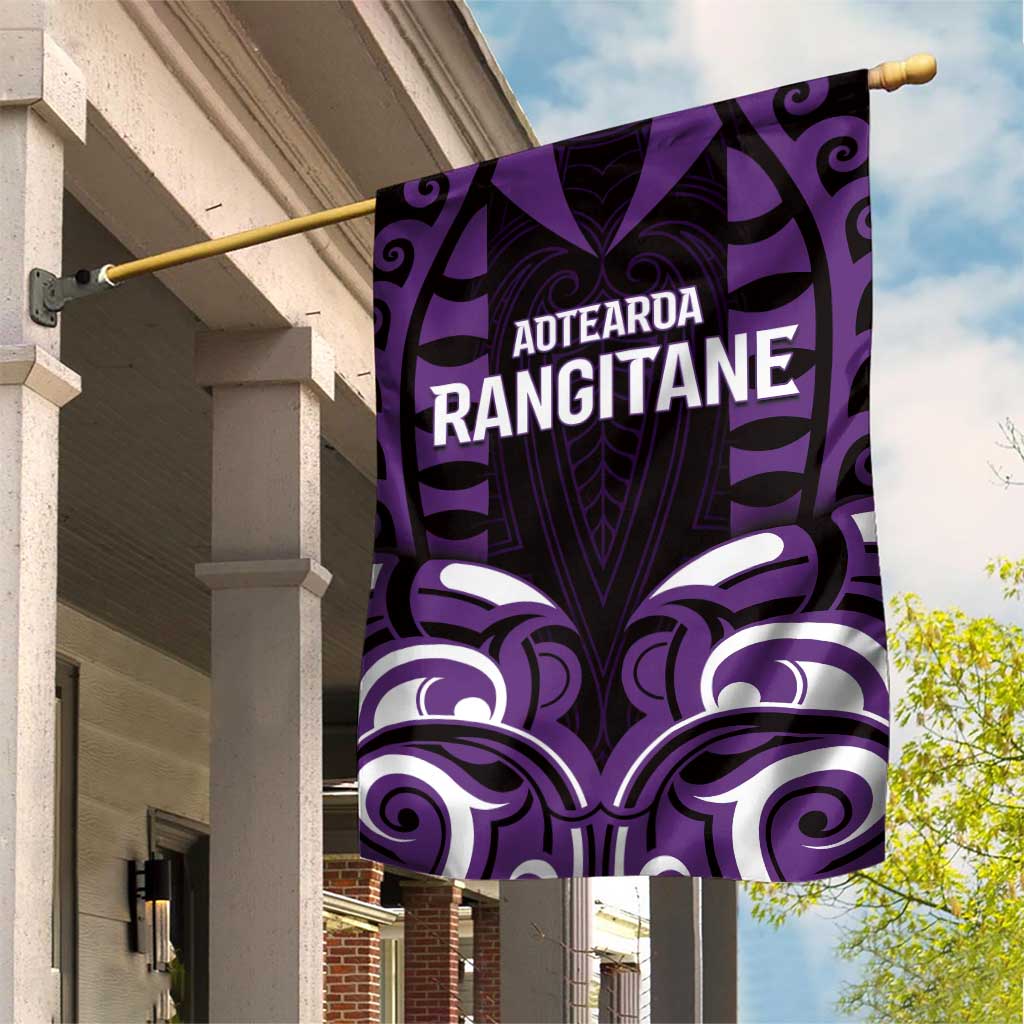 Aotearoa Rangitane Garden Flag Maori Pattern New Zealand - Polynesian Pride
