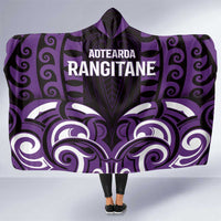 Aotearoa Rangitane Hooded Blanket Maori Pattern New Zealand - Polynesian Pride
