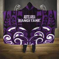 Aotearoa Rangitane Hooded Blanket Maori Pattern New Zealand - Polynesian Pride