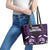 Aotearoa Rangitane Leather Tote Bag Maori Pattern New Zealand - Polynesian Pride