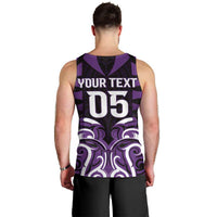 Custom Aotearoa Rangitane Men Tank Top Maori Pattern New Zealand - Polynesian Pride